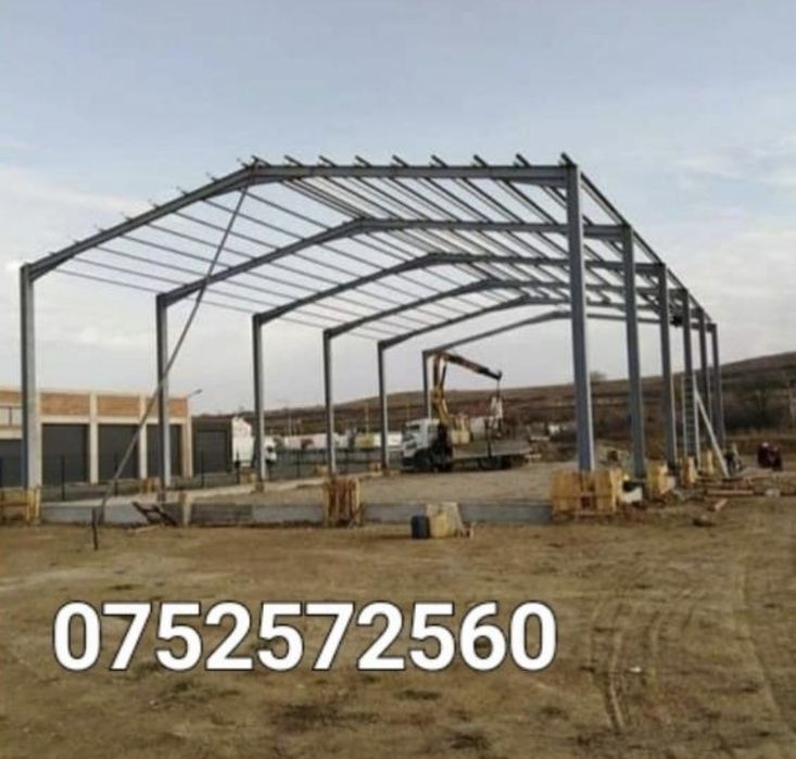 Hale metalice demontabile 12x25x4