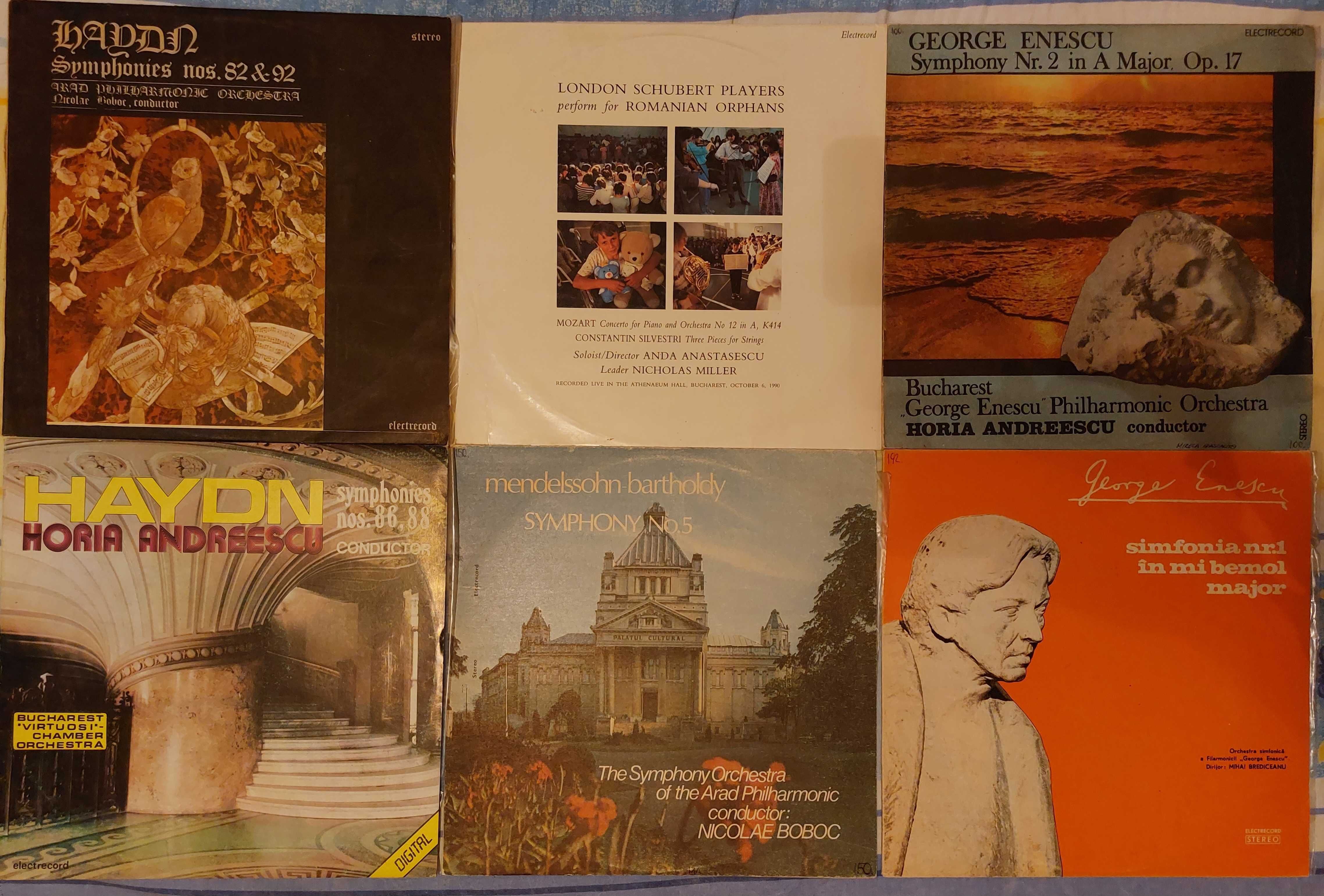 57 discuri vinil simfonice clasice, opera, usoara etc.