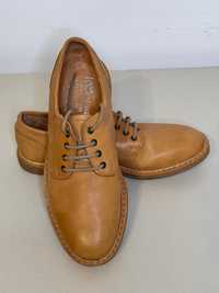 Pantofi vintage Clujana piele maro marimea 42