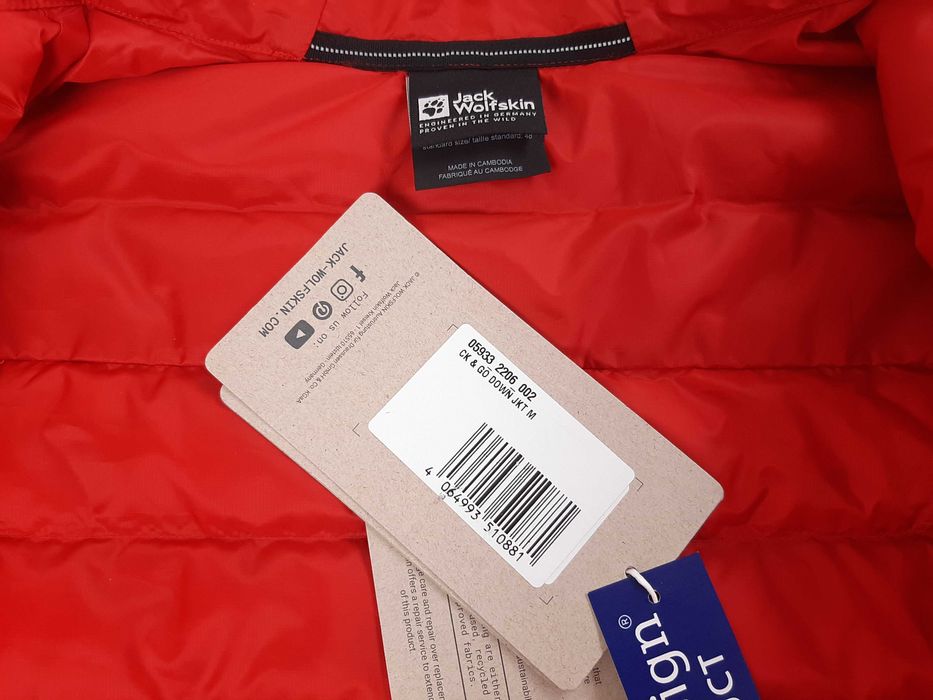 Jack Wolfskin Pack & Go - Оригинално мъжко яке размер S