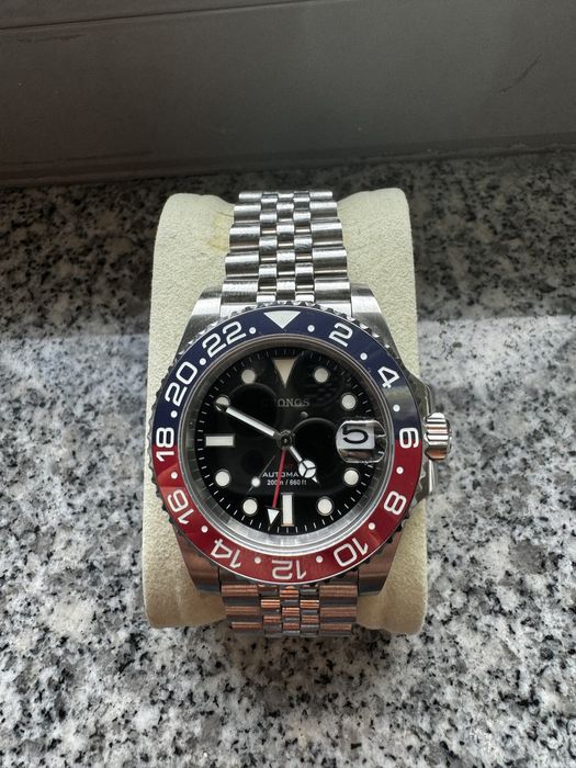 Ceas Cronos GMT Automatic “Pepsi” Rolex hommage