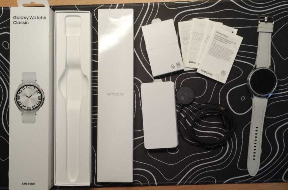 Vand Smartwatch Samsung Galaxy Watch6 Classic , 47mm , BT , Silver