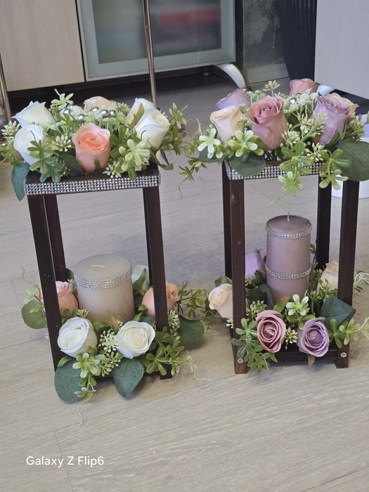 Уникална декорация за дома: Фенери с пролетна украса