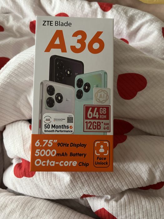 Продам новый телефон!ZTE А36