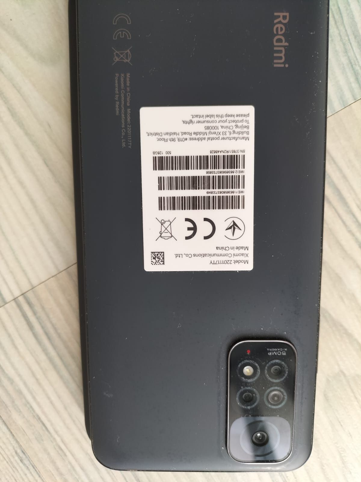 Xiaomi redmi note 11 black