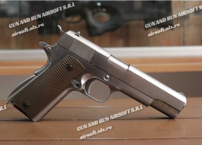 Pistol Modificat [COMPLET METALIC] - Automat Co2 ~ 5J!! Gaz si Munitie