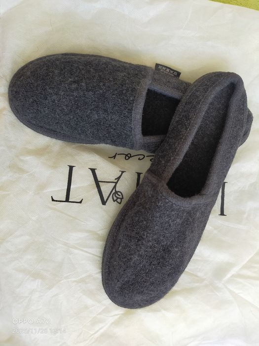 Продам тапки мужские из натуральной шерсти, очень теплые