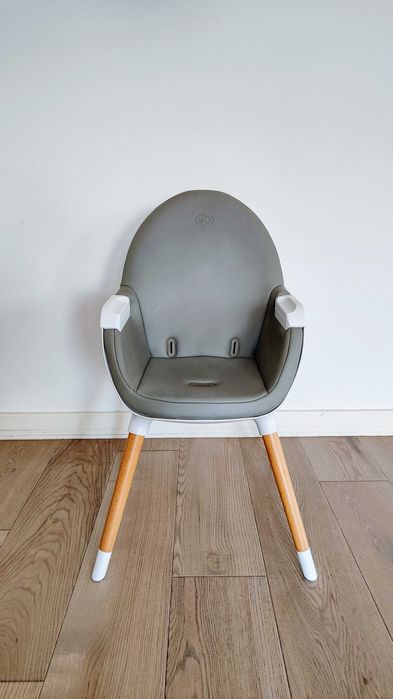 Scaun de masa 2 in 1 Kinderkraft Fini: alb/gri