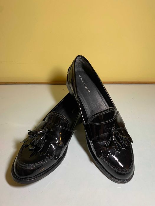 Pantofi de dama, marca Roberto Santi, din lac, marimea 40