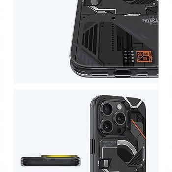 Кейс benks etui magnetic mecha series за iphone 16 pro - черен