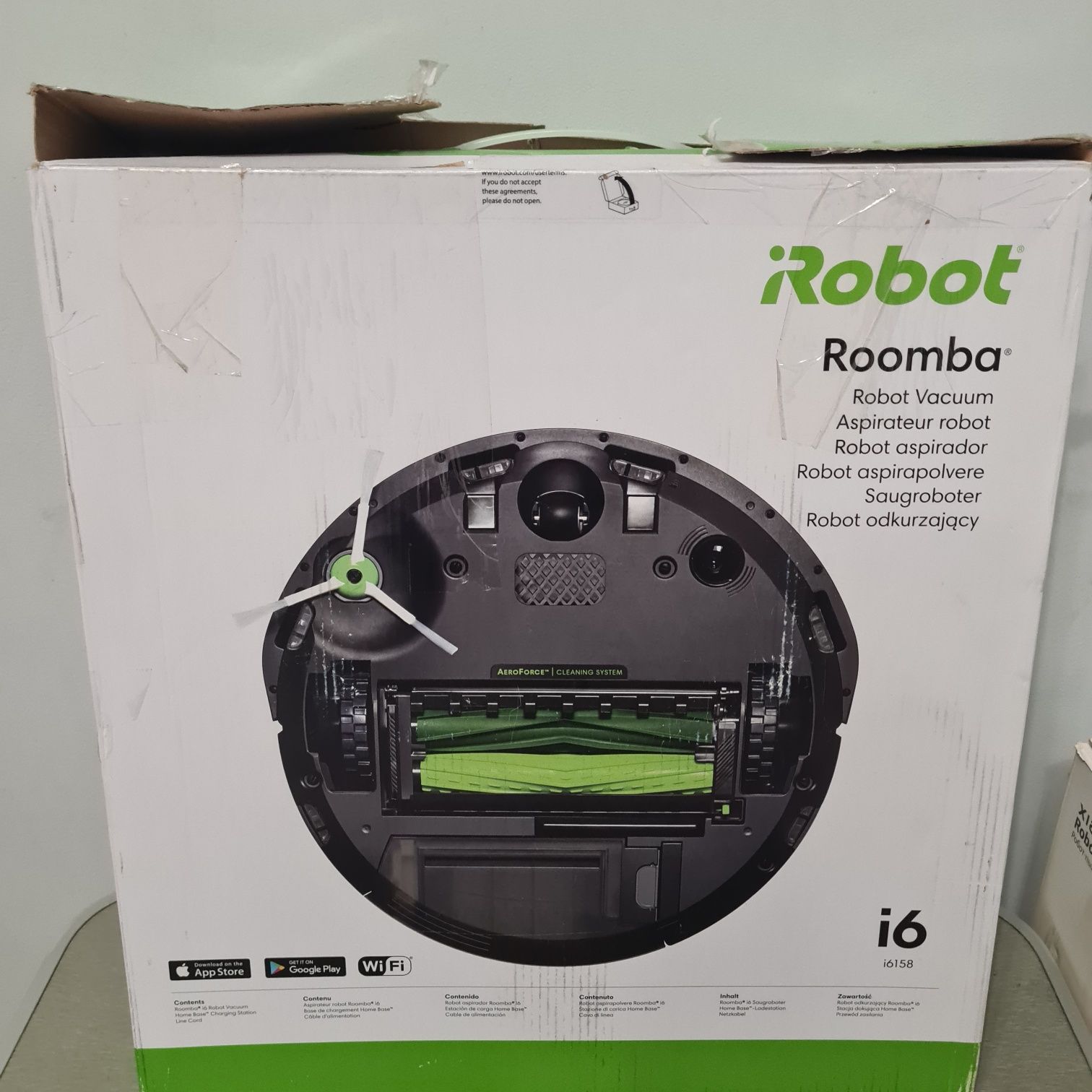 Прахосмукачка робот iRobot Roomba e6, Animal, WiFi App, 2 четки, глас