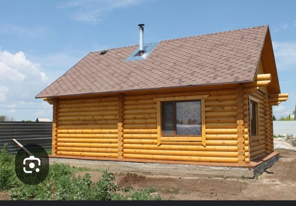 Русская баня  на дровах