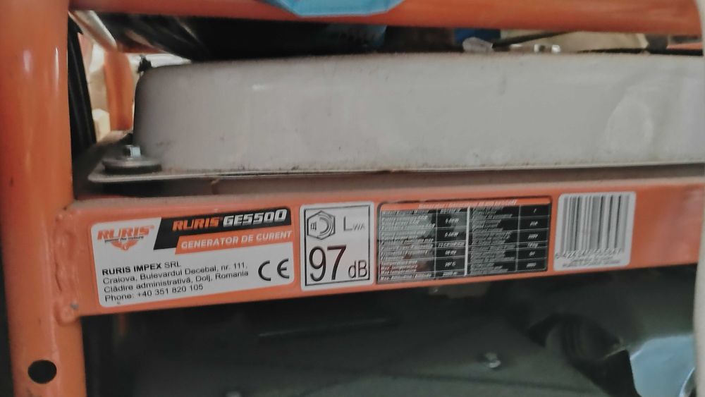 Generator Ruris R-Power GE5500RC, 13 CP, 5500W