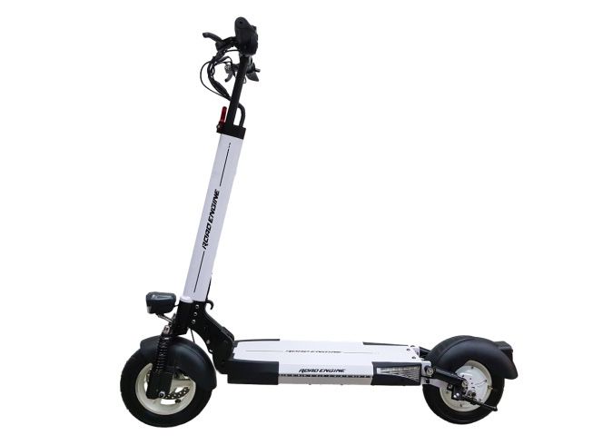 Белый электросамокат Road Engine R6 400 W — почти новый!