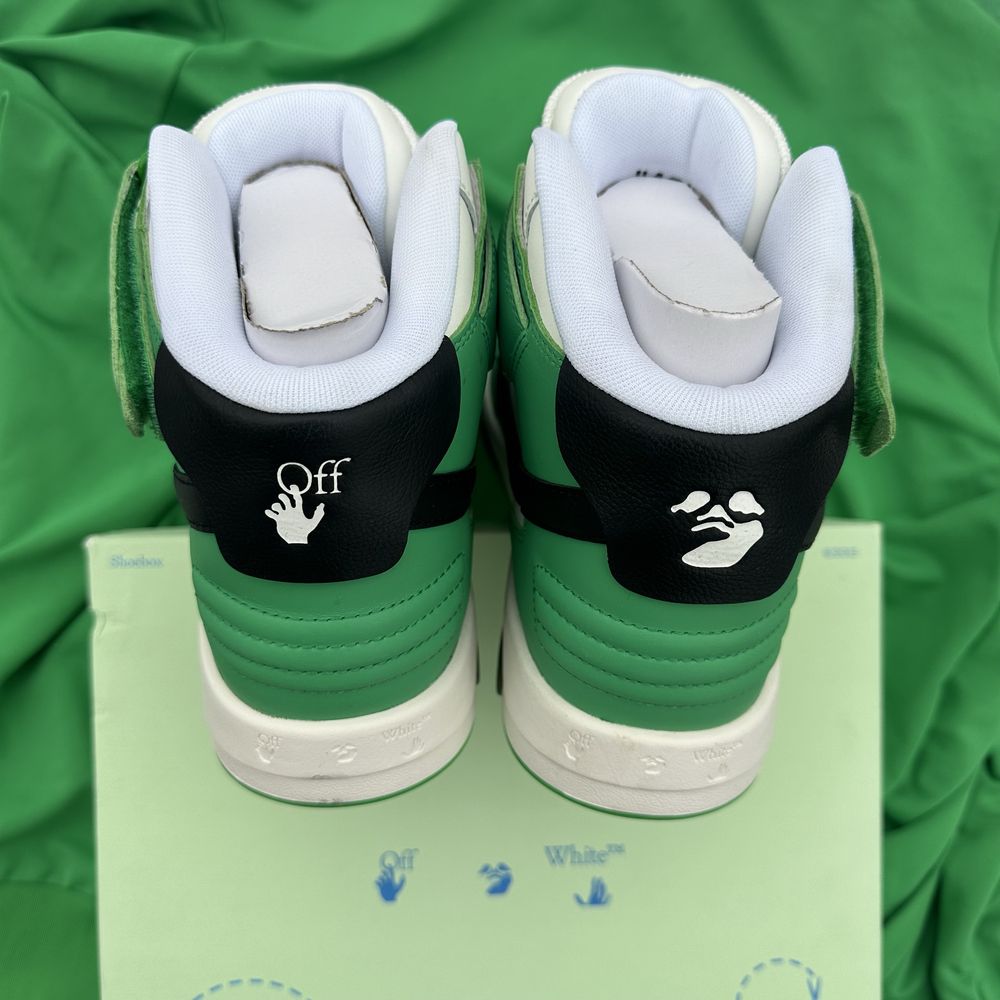 Off-White Out Of Office Mid Green Black