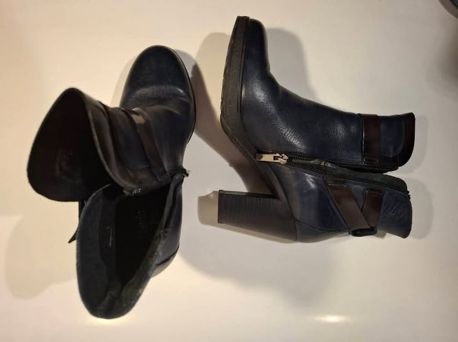 Ghete-botine din piele
