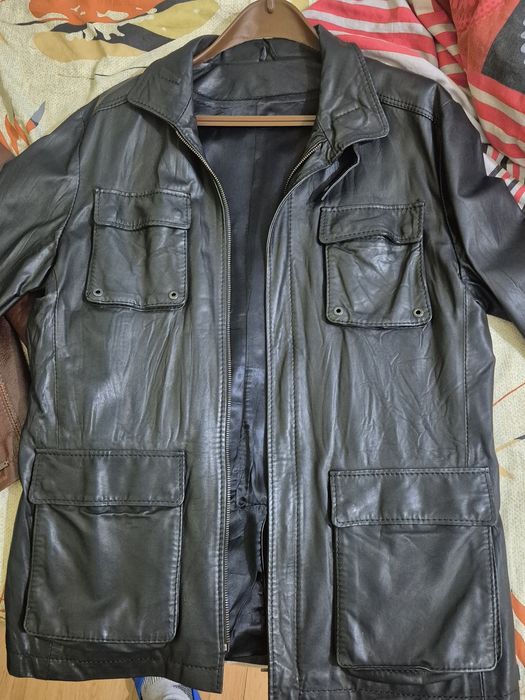 Кожено яке Rockeds L, черно, размер