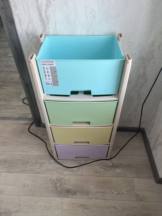 Пластиковый комод