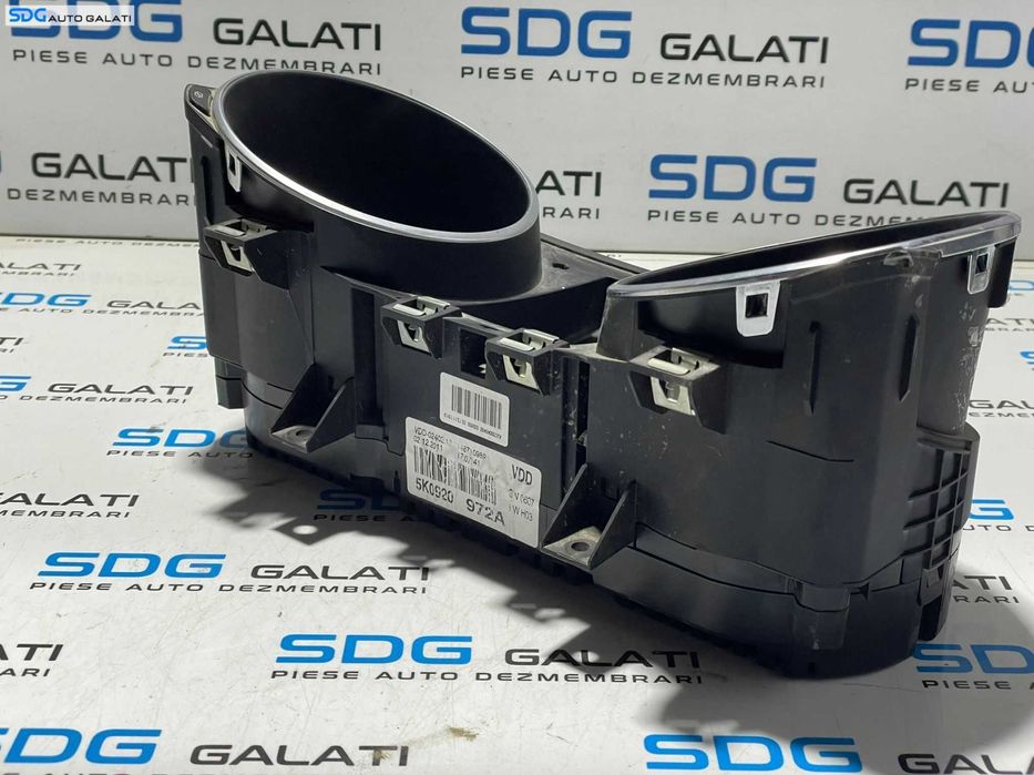 KIT Pornire ECU Calculator motor Continental Ceas Ceasuri Bord Cheie Chei CIP Imoblizator Volkswagen Golf 6 1.6 TDI 2008 - 2013 Cod 03L906023MM 5WP42592AA [L3007] [L3008]