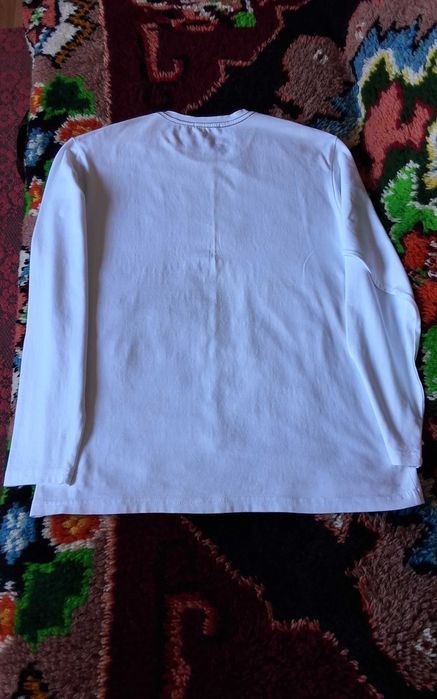 Бяла мъжка блуза
