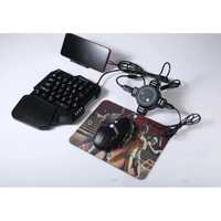 Геймърска мишка и клавиатура за телефон, смартфон, таблет, комплект VI