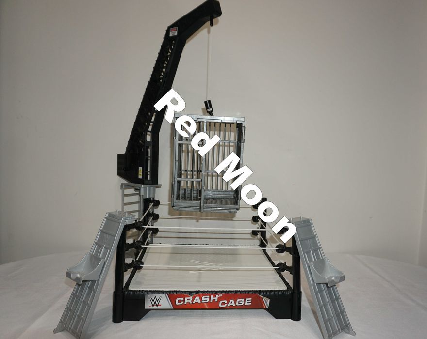 Кеч Ринг с Клетка WWE Crash Cage Wrestling Ring Playset Seat Launchers