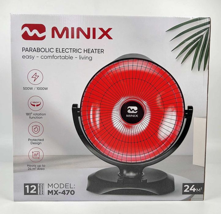 Parabolik infraqizil isitgich MINIX MX-470 500/1000 Vt