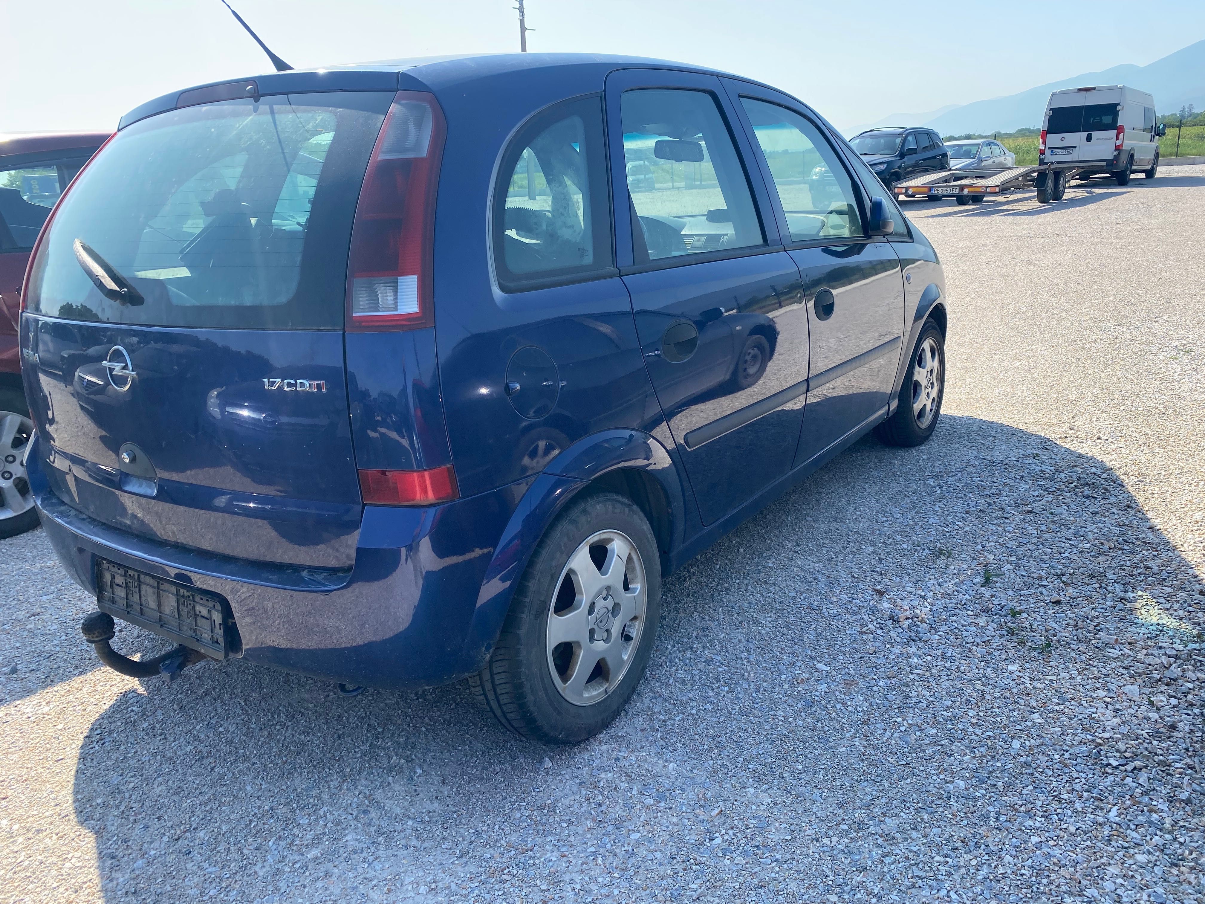 Опел мерва 1.7 дизел 101кс на части opel meriva 1.7 cdti