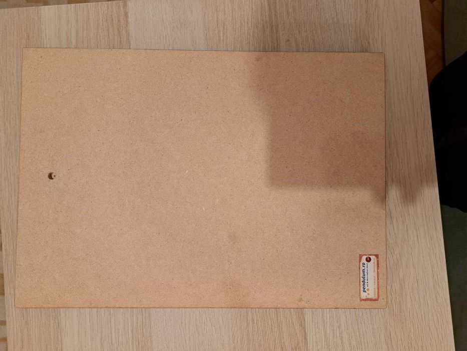 Tablou vintage pe lemn "Absinthe Robette", 31 x 44 cm