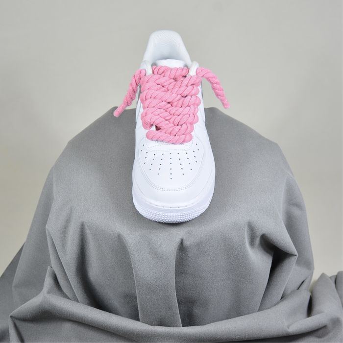 Pantofi Sport Air Force 1 Low Custom Rope Laces Roz 100% original