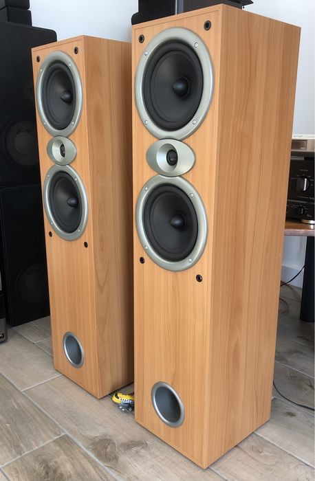 Boxe de podea Wooden Loud / sunet clar , bass profund / 120W RMS