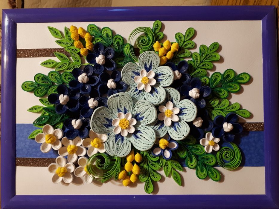 vand tablouri A4 tehnica quilling-rasucitul hartiei