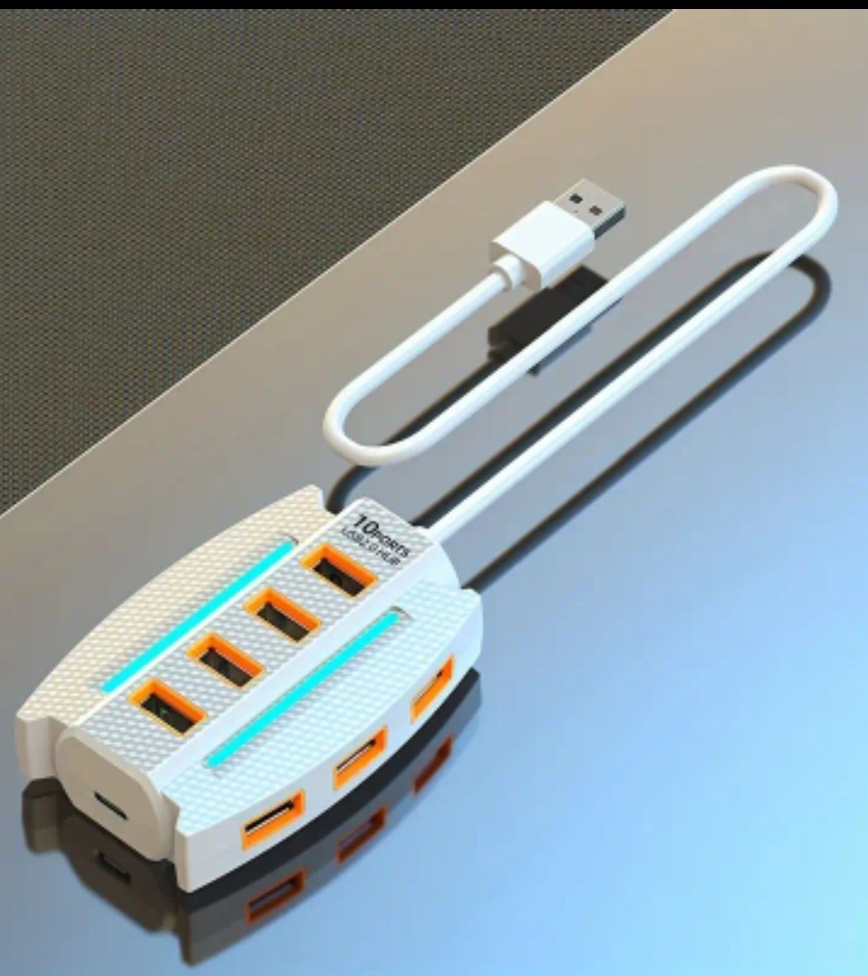 USB зарядно с 10 порта