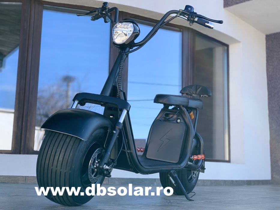 SCOOTER ELECTRIC 12Ah 40Km Autonomie Scuter Suspensii Harley SIGILAT‼️