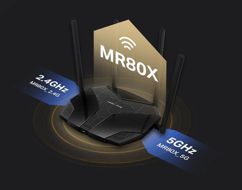 # New!!! Mercusys MR80X AX3000 Wi-Fi 6 Двухдиапазонный роутер Router