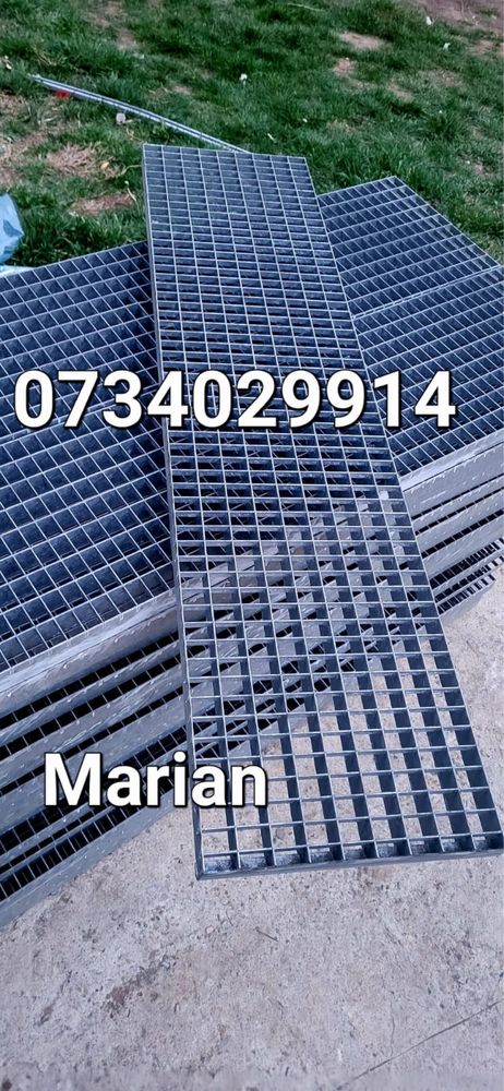 Trepte metalice zincate