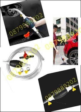 Ръчна помпа за гориво с маркуч и кранче / Автомобил / Кола / Дизел