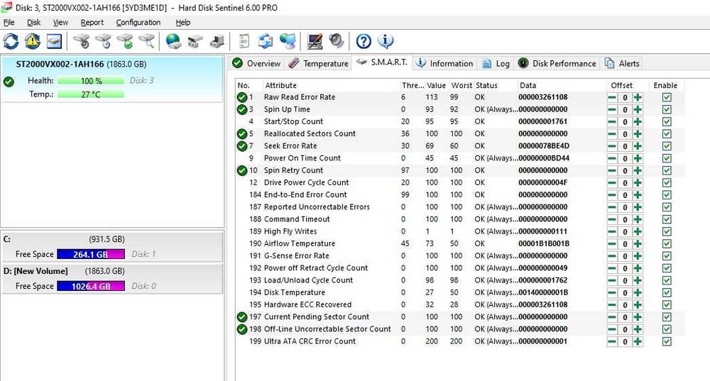Hard disk desktop Seagate Surveillance SV35 3.5 2TB 5900rpm 64MB SATA3