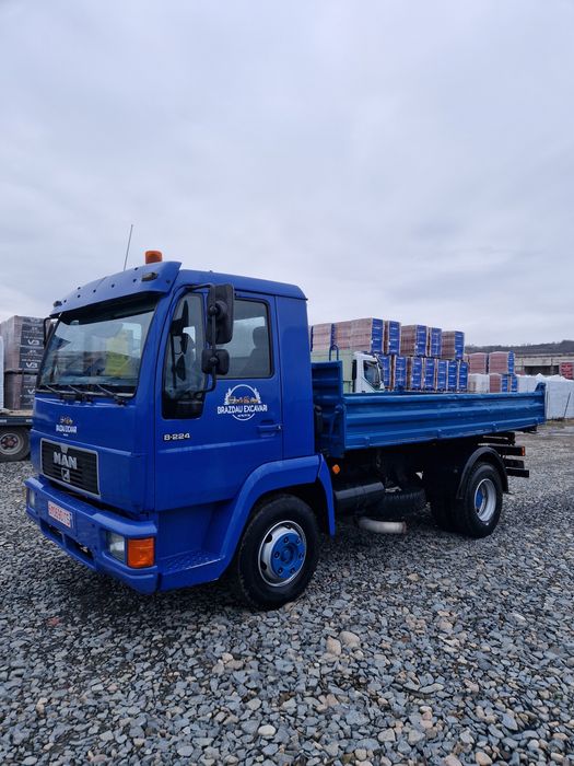 Man L2000 7,5t basculabil 3 părți meiller kipper (iveco mercedes)