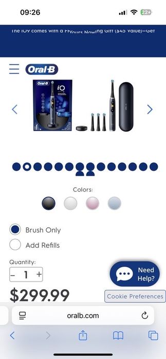 periuta electrica oral b io9