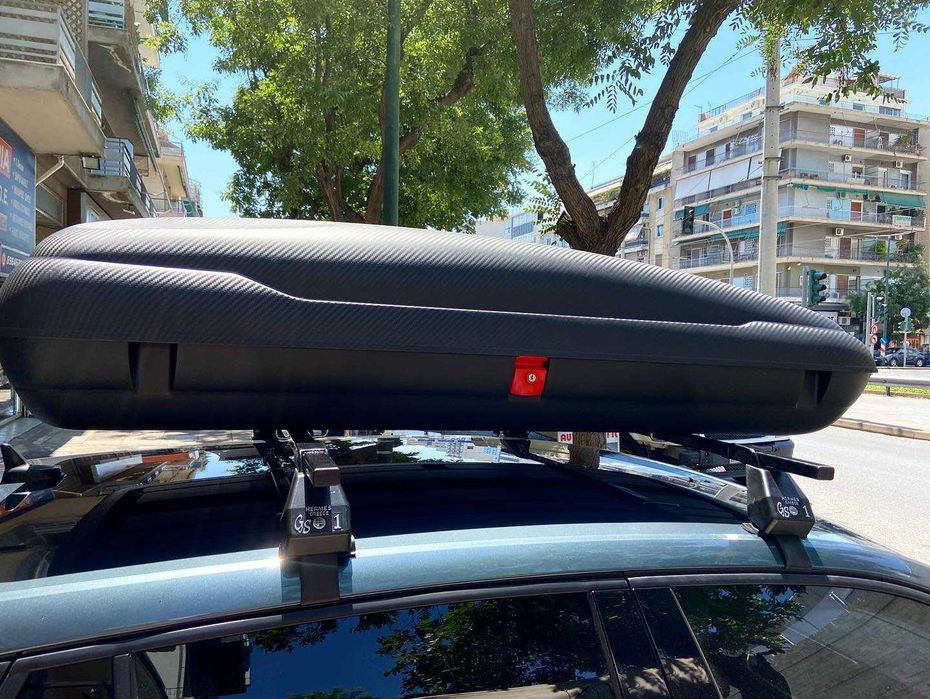 Cutie portbagaj ArtPlast Carbon Line, 400L, 169x79x37cm