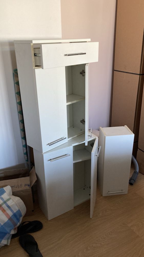 Dulapuri suspendate din MDF pt baie