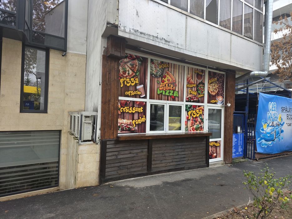 Închiriez sau cedez afacere delivery plus vânzare la geam