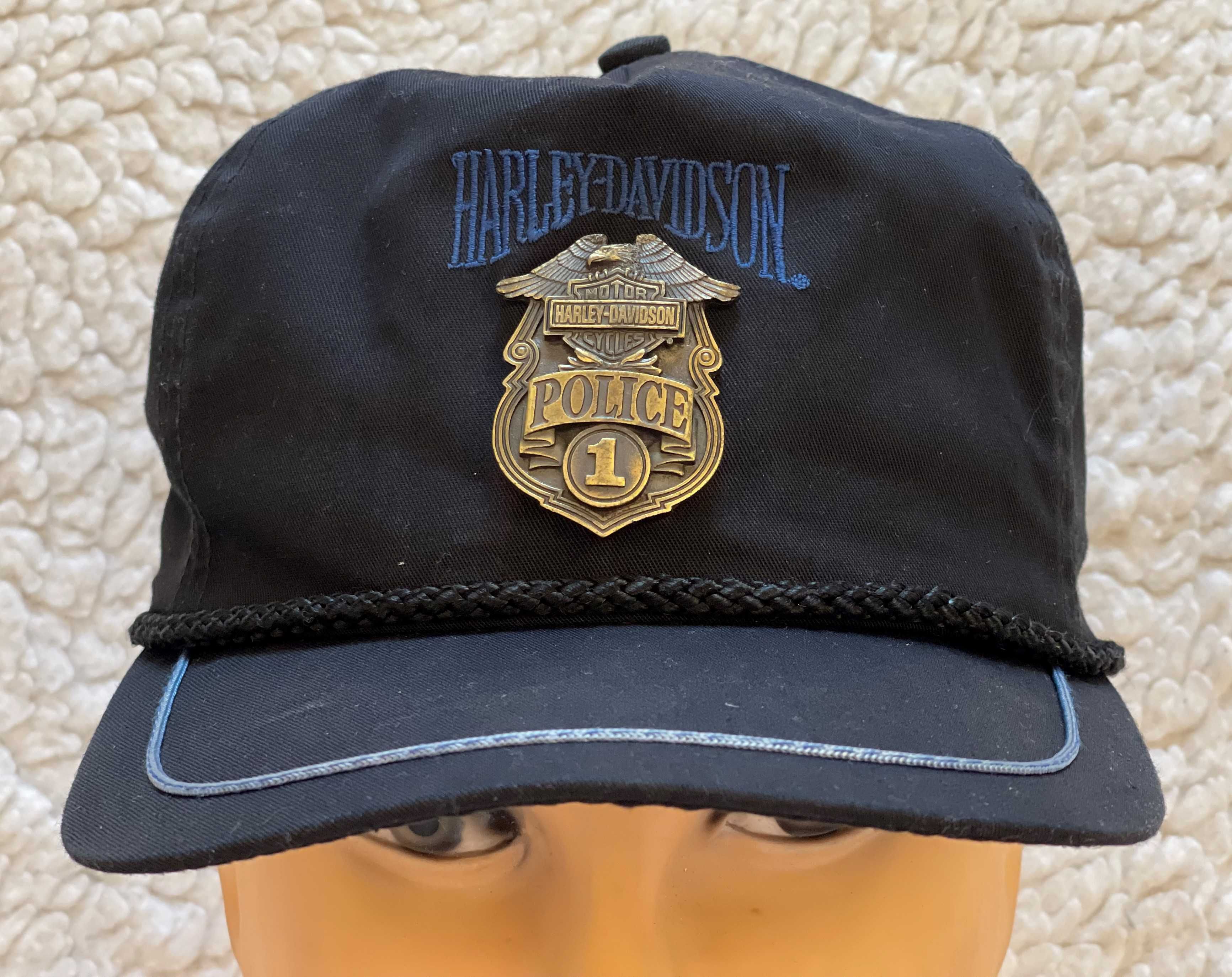 Sapca bleumarin barbati logo brodat HARLEY - DAVIDSON POLICE 1