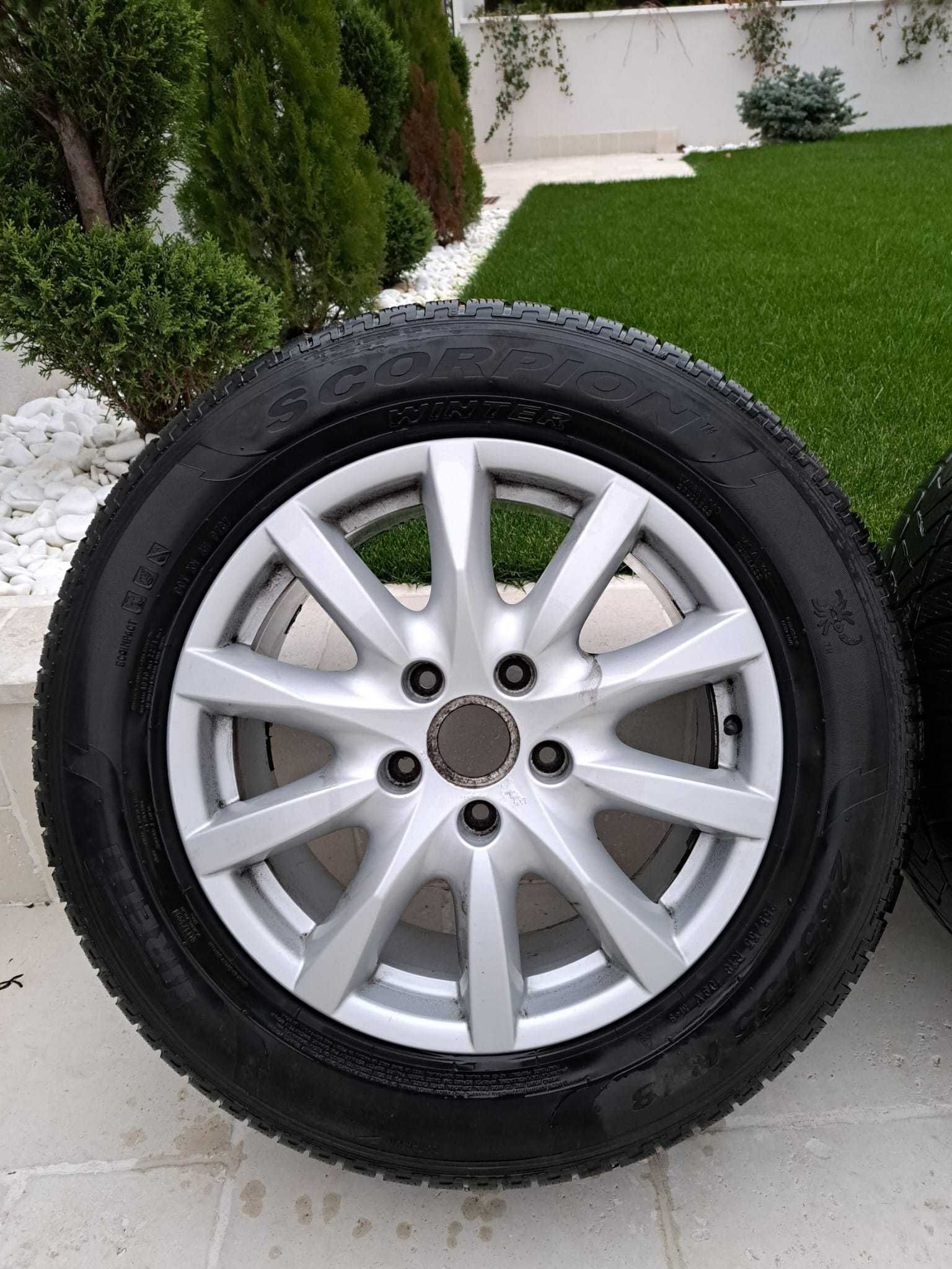 Jante originale 18" cu anvelope Pirelli iarna