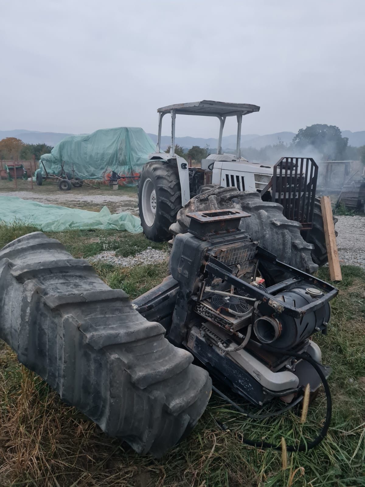 Axa oala radiator fata tractor same lamborghini 165