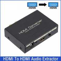 Convertor HDMI la HDMI + audio Optic SPDIF + RCA, 4K+2K, alimentare DC