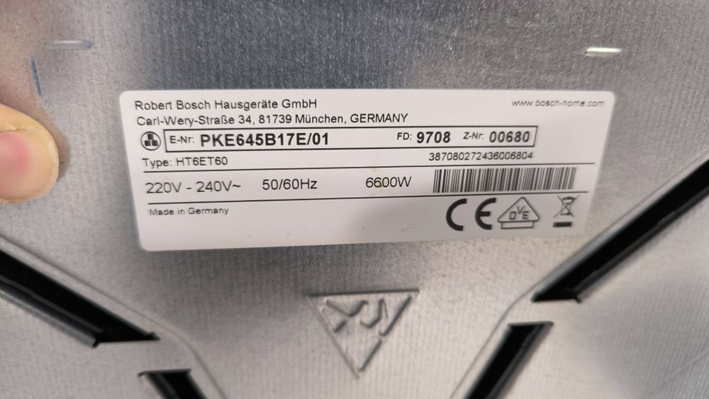 Plită electrică Bosch – vitroceramică 4 ochiuri