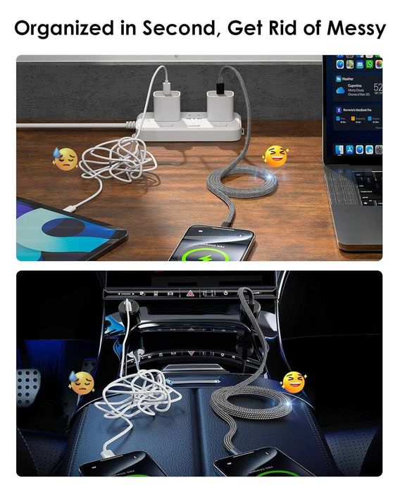 Cablu Magnetic 1,5m USB C, Phone 15 Pro Max, Samsung