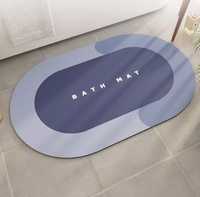 Силно абсорбиращ килим за баня против хлъзгане - Цвят - син, сив, зеле